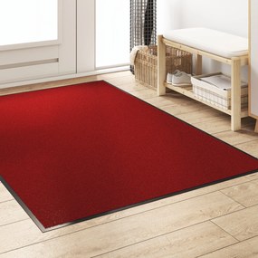 Capacho Retangular VidaXL Vermelho 120x180 cm