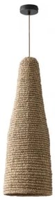 Lâmpada De Teto Suspensa Para Exterior Jessica Natural - Preto & Ø25 Cm - ↑75 Cm Jessica - Sklum