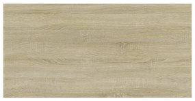 Prateleiras estante 4pcs 80x40x1,5cm contraplacado cor carvalho