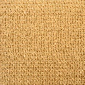Para-sol estilo vela triangular 160 g/m² 4x4x4m PEAD areia