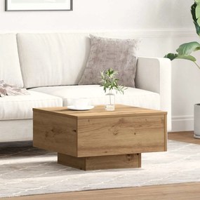 Mesa de Centro vidaXL Artisian Carvalho 55x55x31 cm em Madeira de Engenharia