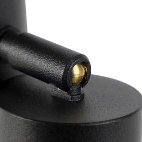 LED Candeeiro exterior inteligente preto 45 cm ajustável incl. Wifi GU10 - Solo Moderno