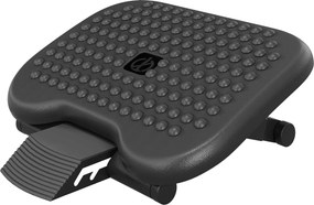 HOMCOM Descanso para pés ergonômico de escritório altura e inclinação ajustáveis 46 x 35 cm preto | Aosom Portugal