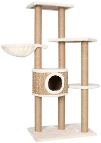 Árvore para gatos c/ postes arranhadores 126 cm erva marinha
