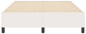Estrutura da Cama vidaXL Creme 160x200 cm em Tecido de Algodão