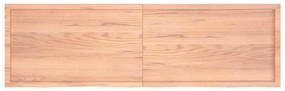 Prateleira de parede 200x60x(2-6) cm carvalho tratado castanho