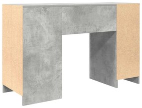 Secretária 120x42x76 cm derivados de madeira cinza cimento