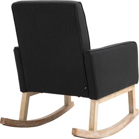 Cadeira de baloiço Dream Tecido preto