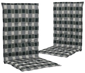 vidaXL Almofadões cadeiras jardim estampados 2 pcs 120x50x3cm multicor
