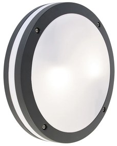 Candeeiro de Parede e Teto Inteligente Cinza Escuro com Wi-Fi A60 - Glow