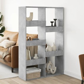 vidaXL Divisória 100x33x155,5 cm derivados de madeira cinzento cimento
