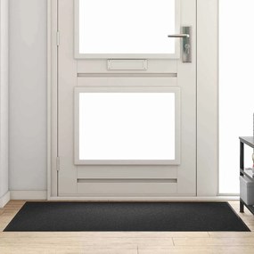 Capacho Retangular vidaXL Preto 90x150 cm