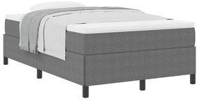 Estrutura de Cama vidaXL Cinza Claro 120x190 cm em Tecido Cotelê