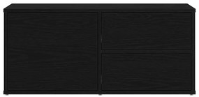 Armário de TV vidaXL Carvalho Artisan 80x34x35,5 cm Madeira Derivada