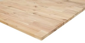 Prateleira flutuante 2pcs 100x40x2cm acácia maciça não tratada