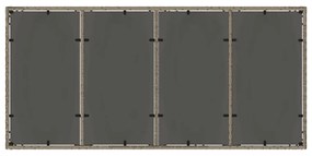 Conjunto de Jantar para Jardim 7 pcs Cinzeto 190 x 90 x 75 cm