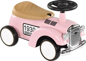 AIYAPLAY Carro Andador para Bebé de 12 a 36 Meses com Buzina Compartimento de Armazenamento e Volante  58x27x35 cm Rosa | Aosom Portugal
