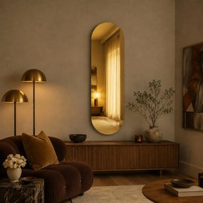 Espelho com acabamento dourado Pure R58