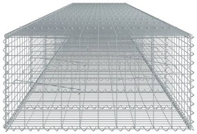Cesto gabião com cobertura 700x100x50 cm ferro galvanizado