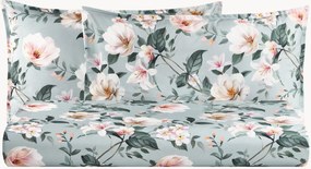 Conjunto de roupa de cama em percal de algodão Ninfa