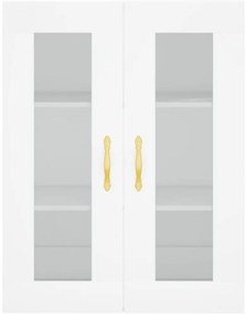 Móveis de parede 2 pcs derivados de madeira branco