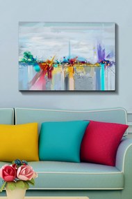 Pintura Decorativa em Tela 1041141790 – Multicolor – 70 x 100 cm