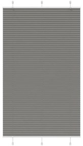 Antracite Plissada Cega 115x200 cm Largura Tecido 114,4 cm