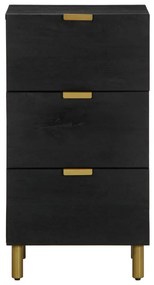 Aparador 40x33x75 cm derivados de madeira preto