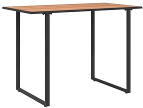 Mesa de Jardim Castanha 100x55x70 cm DPC e Aço
