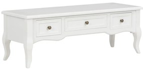 Móvel de TV 100x35x35 cm madeira branco