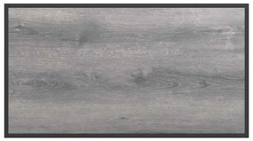 Mesa de Jardim Cinza 100x55x70 cm DPC e Aço