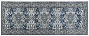 Tapete cinzento e azul 80 x 200 cm KOTTAR Beliani
