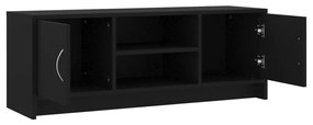 Móvel de TV Sami de 102cm com 2 Portas - Preto - Design Minimalista