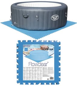 Protetores para piso de piscinas 8 pcs azul 58220