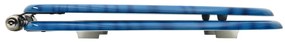 Assento sanita c/ tampa fecho suave MDF design gotas água azul