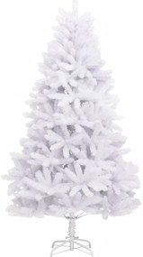 Árvore de Natal artificial articulada com suporte 240 cm branco
