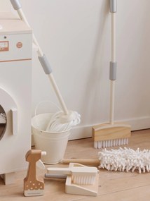 Grande conjunto de limpeza em madeira FSC® branco