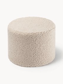 Pufe em teddy para crianças Sugar, Ø 40 cm