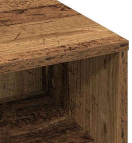 Mesa de Cafe da vidaXL Madeira Antiga 60x60x30 cm Madeira Engenharia