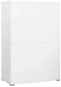 Arquivador 90x46x134 cm aço branco