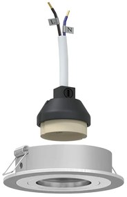 Spotlights Embutidos 6 pcs Redondas GU10 Prata Ø91 mm