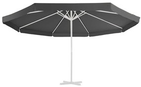 Tecido de substituição p/ guarda-sol exterior 500 cm antracite