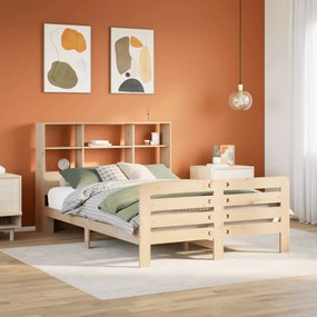 vidaXL Cama sem colchão 160x200 cm madeira de pinho maciça