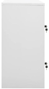 Cacifos 5 pcs 90x45x92,5 cm aço cinzento-claro e verde