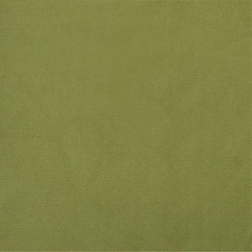 Sofá-cama de 2 lugares veludo verde-claro
