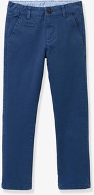 Calças chino CYRILLUS azul-acinzentado