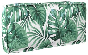 Conjunto de Almofadas para Paletes em 2 Peças com Padrão de Folhas em