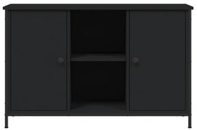 Móvel de TV 100x35x65 cm derivados de madeira preto