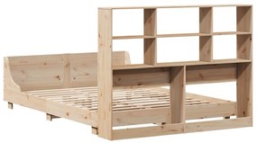 Cama sem colchão 135x190 cm madeira de pinho maciça