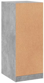 Roupeiro 48x41x102 cm derivados de madeira cinzento cimento